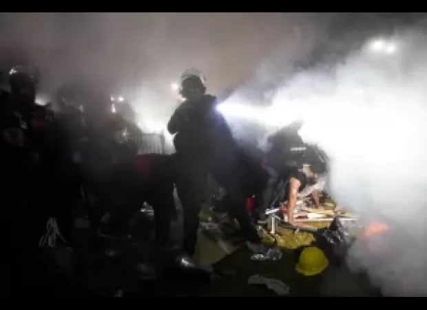 Police are removing protesters from NYU and over 2,200 people have been arrested on US campuses in support of Palestine.