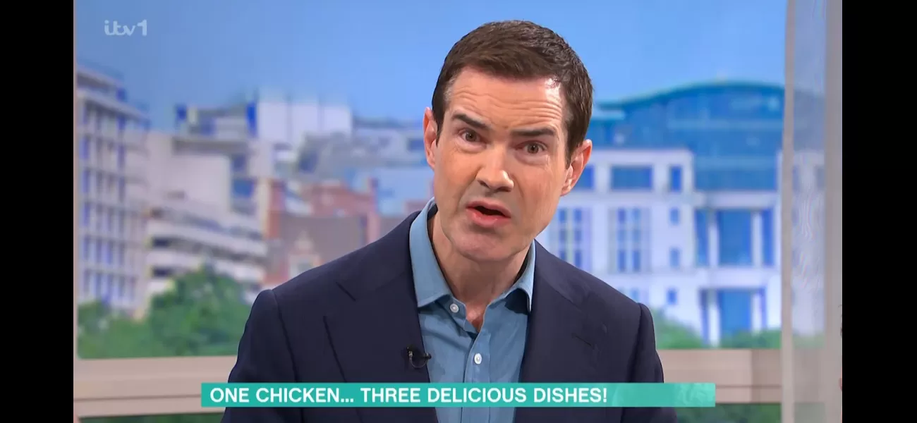 After receiving rude treatment from Jimmy Carr, a TV chef is now recovering with a cocktail in hand.
