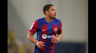 Man Utd reach out for potential transfer of Barcelona forward Vitor Roque in the summer.