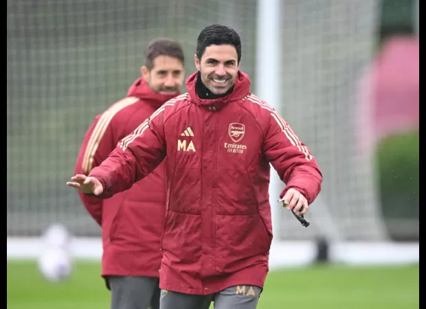 14-year-old player invited to join Arsenal first team practice before Bournemouth game by Mikel Arteta.