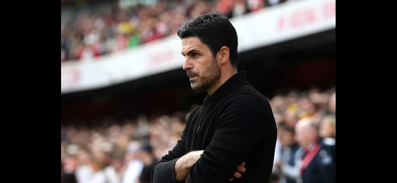 Arsenal's Mikel Arteta had to end training early before their victory against Bournemouth.