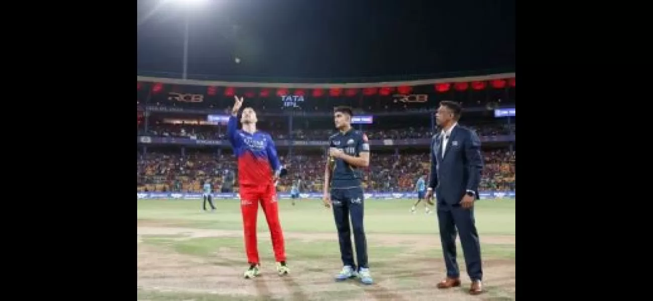 RCB choose to field after winning toss while GT will bat first
