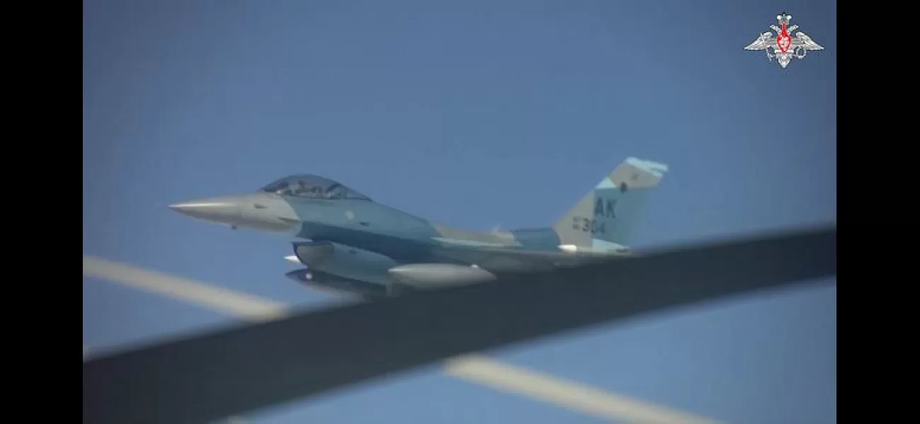 Russian and American fighter jets meet face to face in a tense encounter.