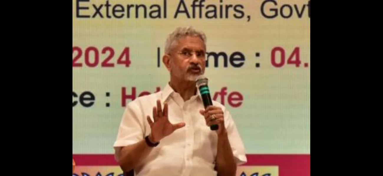 Jaishankar believes that Odisha's resources can only be fully utilized with a government that is free from corruption.