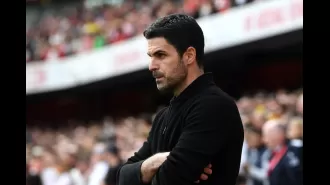 Arsenal's Mikel Arteta had to end training early before their victory against Bournemouth.
