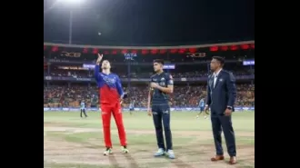 RCB choose to field after winning toss while GT will bat first