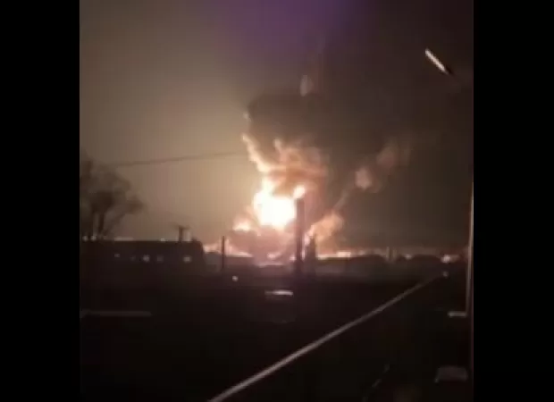 In Kharkiv, several fires break out due to Russian attacks that happened during the night.