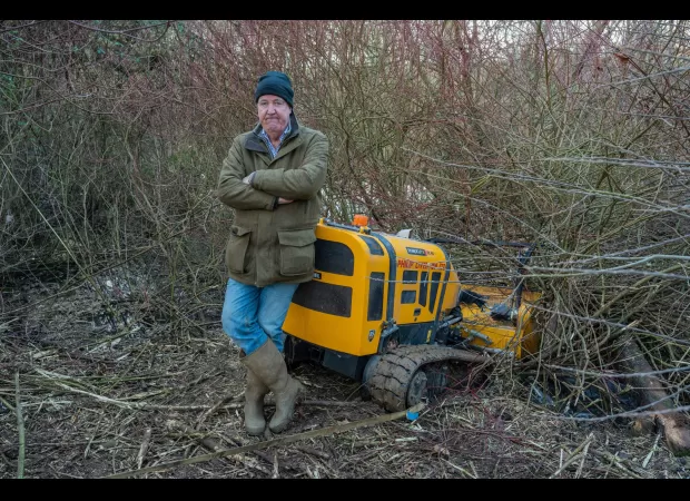 People were crying about a sad scene in the most recent season of Clarkson's Farm.