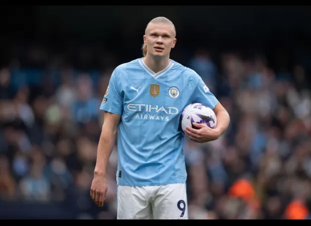 Haaland responds to criticism from Keane about being a League Two player.