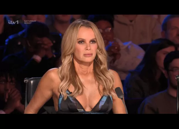 The judges of Britain's Got Talent plead for a performer to stop after a dangerous fall almost ends in tragedy.