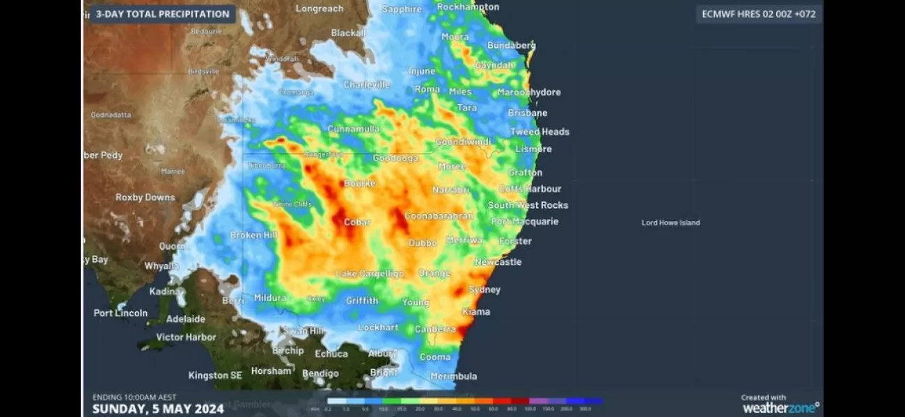 Aussies prepare for rainy weekend with millions affected.