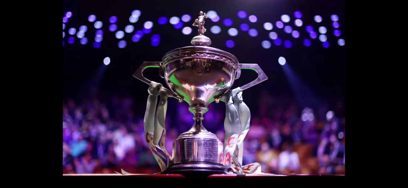 The schedule and prize money for the World Snooker Championship final, and the odds and matchup between Kyren Wilson and Jak Jones.