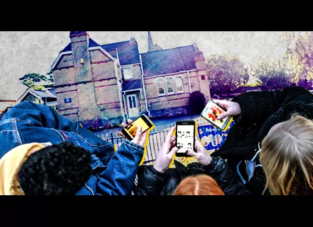 The school's strict device policy prohibits the use of smartwatch apps.