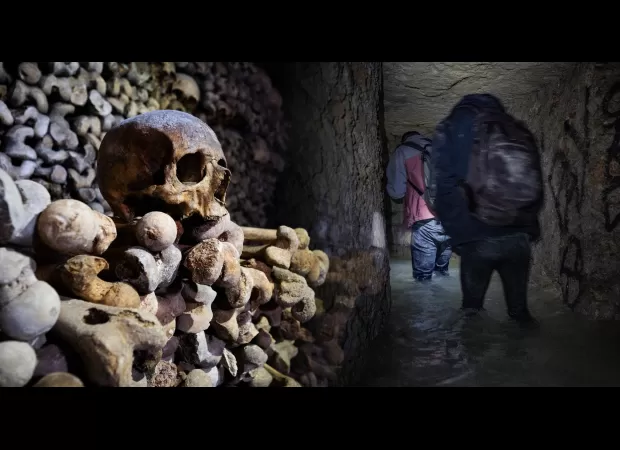 Explore the massive underground 'Empire of Death,' spanning 200 miles below the surface.