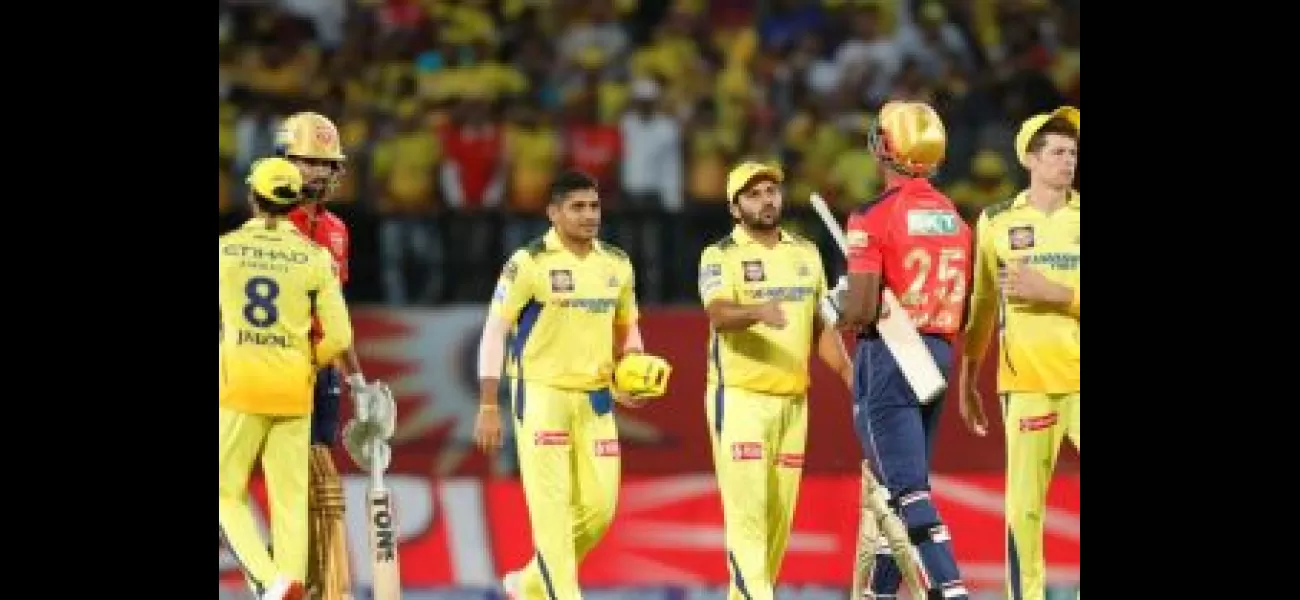 In the IPL match, CSK defeated PBKS by a margin of 28 runs.