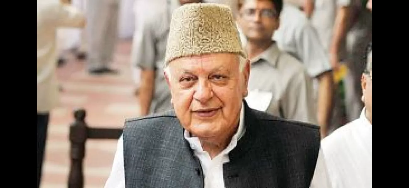 Farooq Abdullah warns against Electronic Voting Machines being tampered with and advises to vote for the correct party.