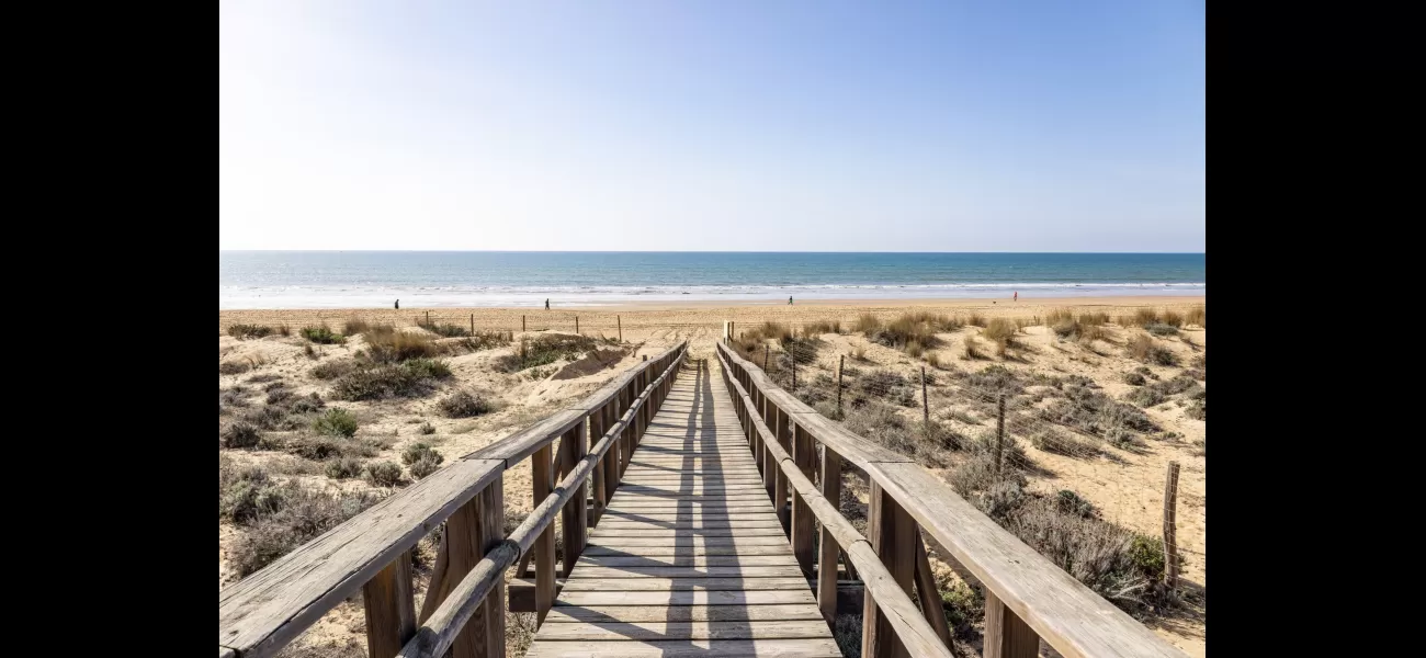 A 40-year-old British man dies after collapsing while taking his dog for a walk on a beach in Spain.