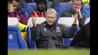 Moyes says Rice's absence was the reason for West Ham's 5-0 loss to Chelsea.