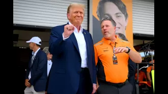 Trump goes to Miami Grand Prix following cancellation of $250,000 fundraiser.