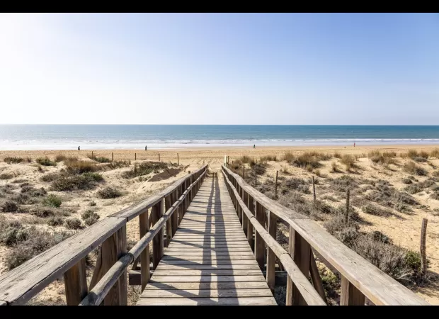 A 40-year-old British man dies after collapsing while taking his dog for a walk on a beach in Spain.