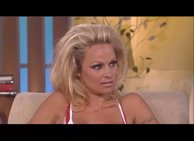 People are calling for a TV host to apologize to Pamela Anderson for a past interview that is now considered insulting.