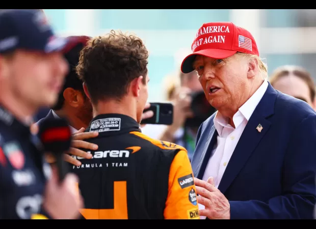 McLaren releases statement on Donald Trump's attendance at F1 Miami Grand Prix.