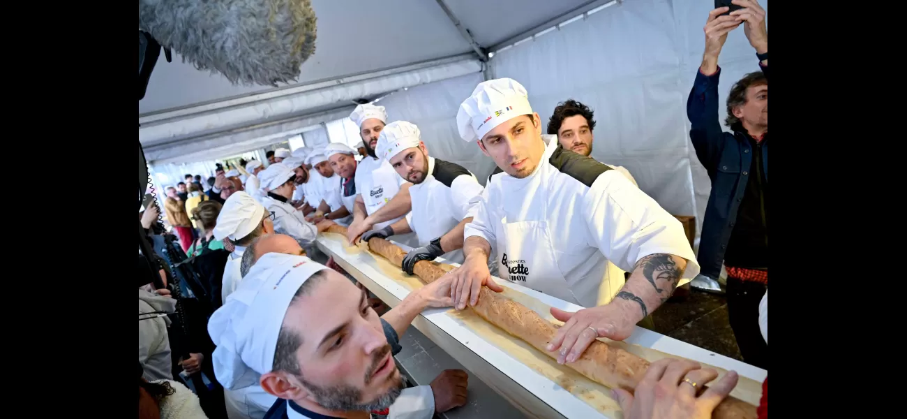France now holds the record for creating the longest baguette in the world.