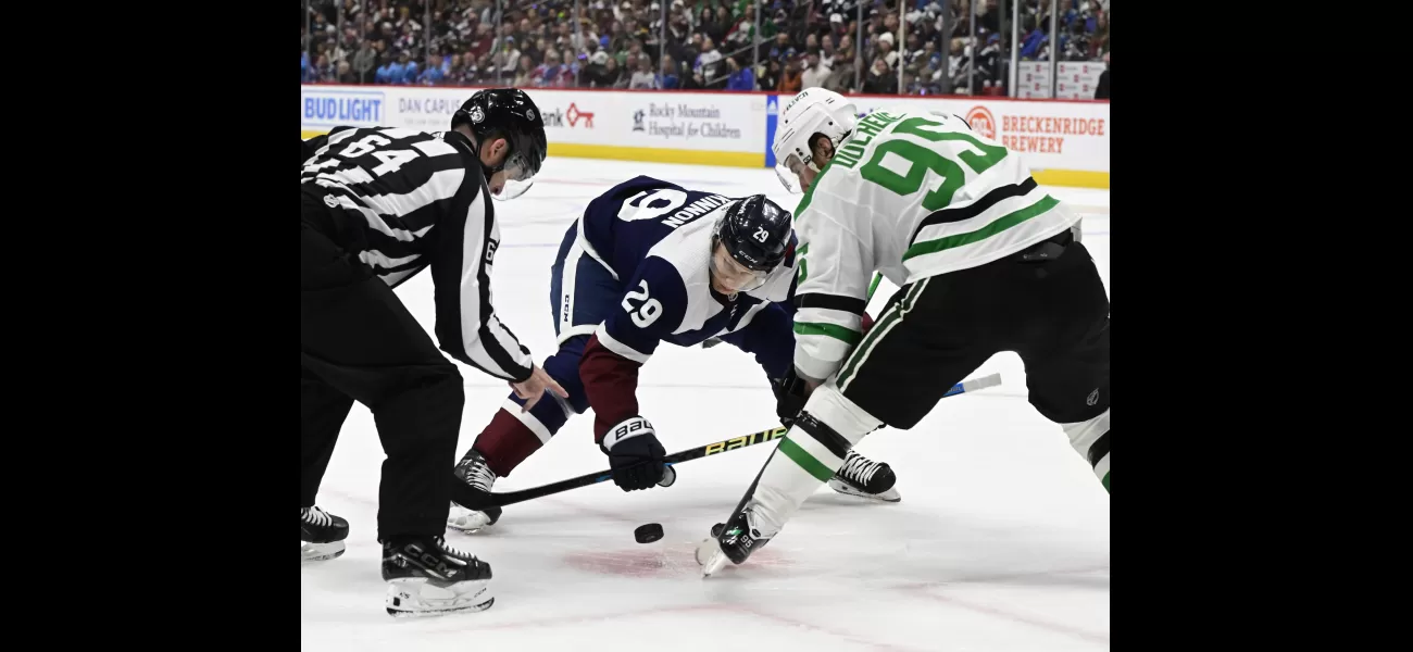 The schedule for the Colorado Avalanche vs. Dallas Stars playoff series is out, including game times and TV channels.