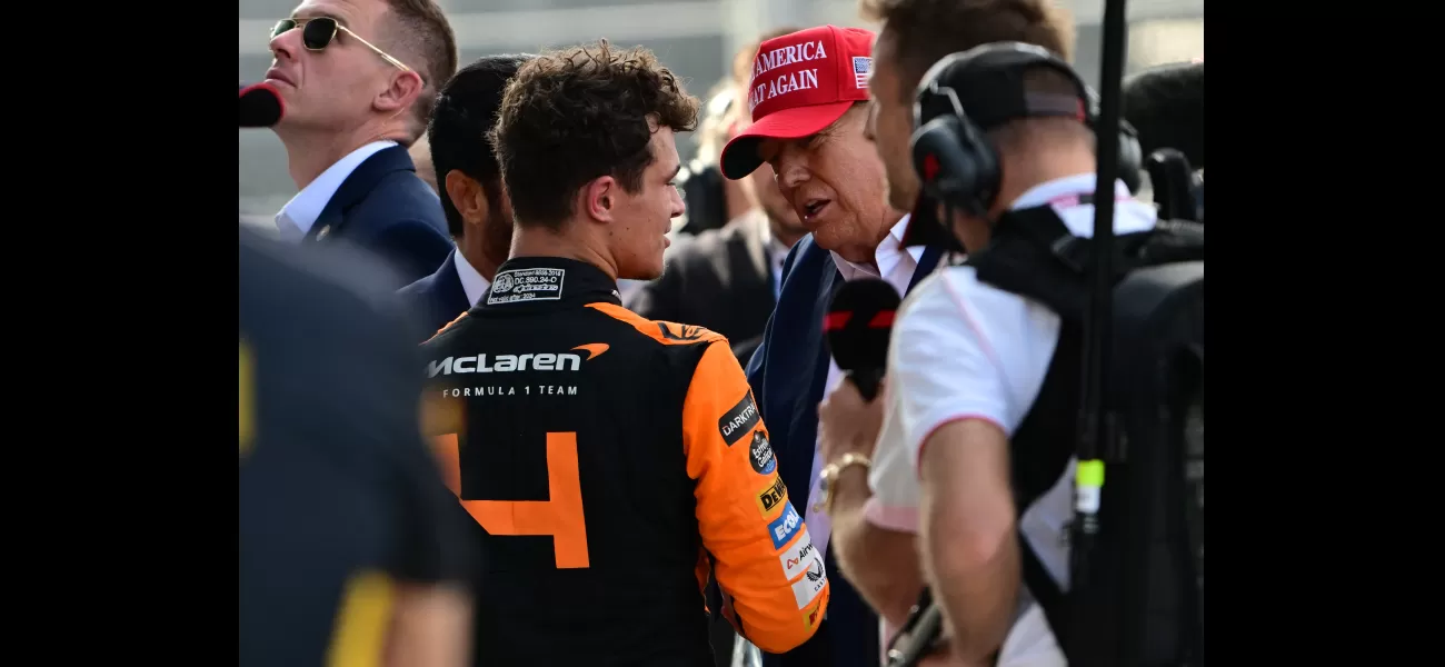 Lando Norris shares what Donald Trump said to him following his impressive win at the Miami Grand Prix.