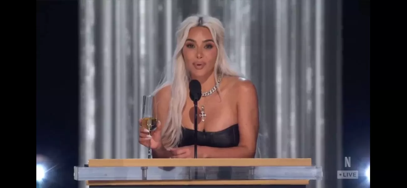 Kim Kardashian was mocked while attempting to make jokes about a famous comedian.