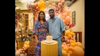 Bumrah writes touching birthday message for his wife Sanjana Ganesan.