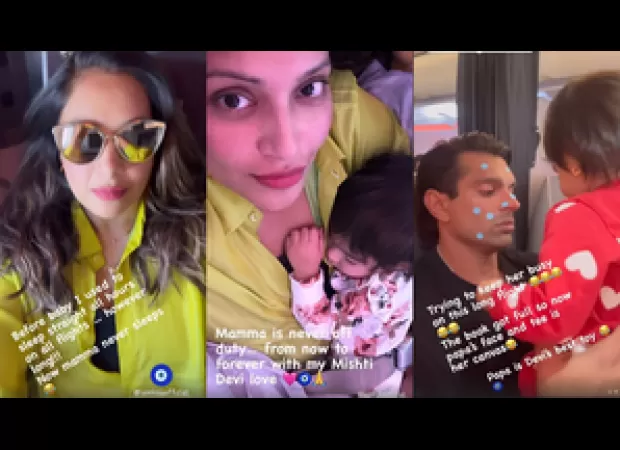 Bipasha Basu reveals she used to sleep on flights before having a baby.