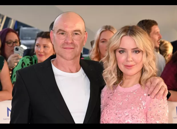 Sally Carman of Coronation Street jokes with her husband and co-star about his recent scenes.