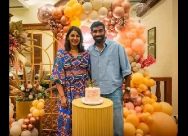 Bumrah writes touching birthday message for his wife Sanjana Ganesan.