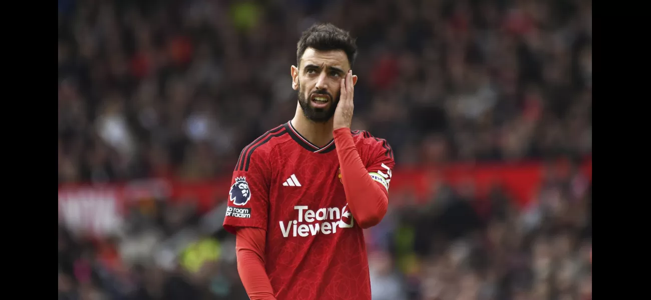 Man Utd captain Bruno Fernandes misses first-ever game due to injury.