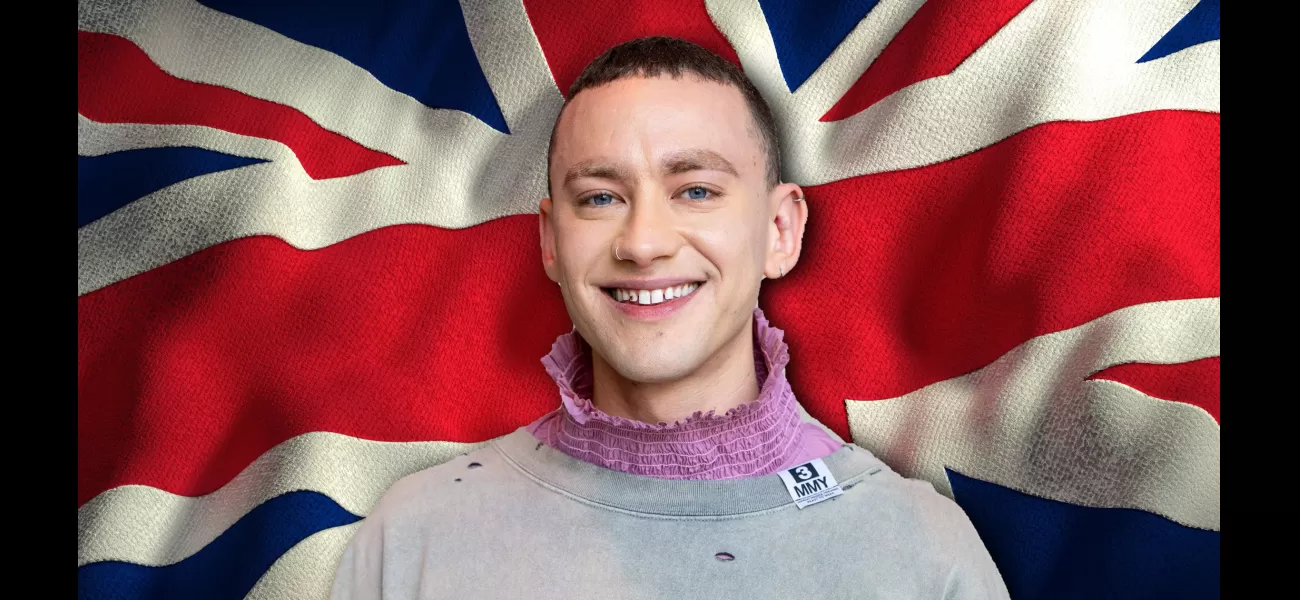 Olly Alexander, Eurovision performer, expresses his mixed feelings towards the Union Jack flag.