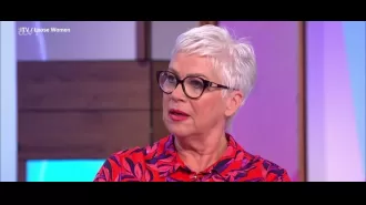 Denise Welch gets into heated exchange with guest on Loose Women over comments about Meghan Markle.