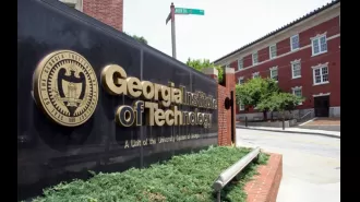 A Black woman graduates from Georgia Tech, honoring her grandfather's legacy as the university's first Black graduate, decades later.
