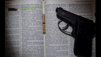 Man in Pennsylvania arrested for pointing gun at pastor during sermon.