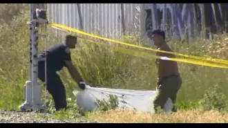 Two people found in cave dug by humans.