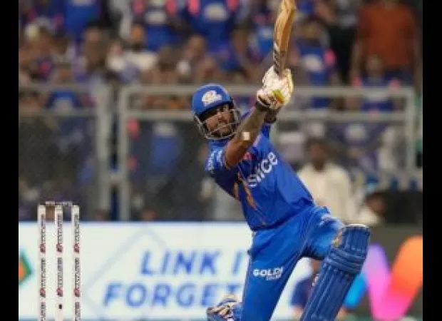Suryakumar's century leads Mumbai Indians to victory over SRH by seven wickets.