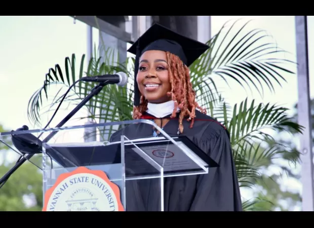 Pinky Cole of Slutty Vegan gives $8M entrepreneurship package to Savannah State graduates.