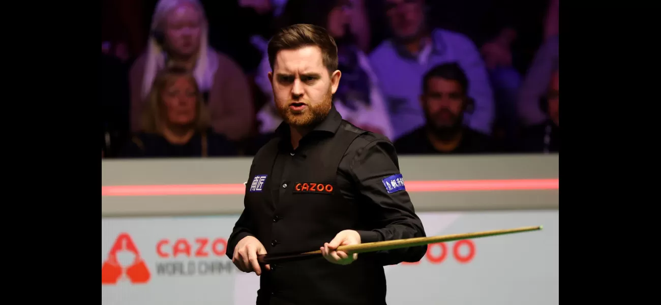 Jones shares difficult preparation for snooker final.