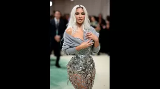 Kim Kardashian had difficulty breathing in her Met Gala dress due to concerns over her small waist.