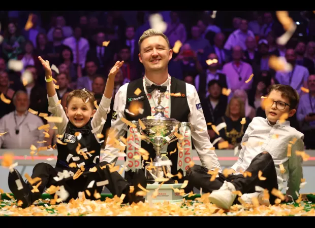 Kyren Wilson, the World Championship winner, expressed gratitude to his family for their sacrifices leading up to the victory.