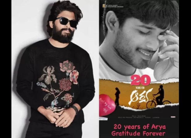 Celebrating 20 years of 'Arya', Allu Arjun reflects on how the film transformed his life.