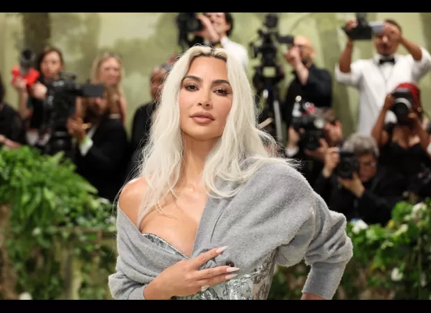 Kim Kardashian made a bold fashion statement by wearing a cardigan to the Met Gala.