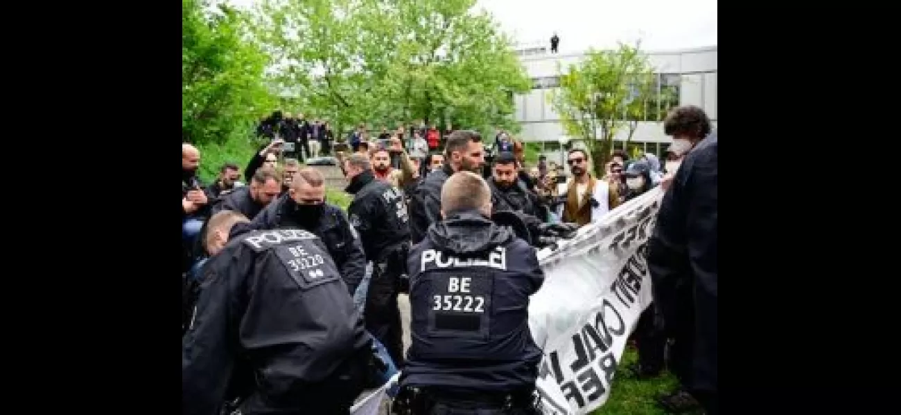 Berlin police disperse pro-Palestinian student rally as Europe-wide protests escalate.