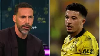 Rio Ferdinand says the only way Jadon Sancho will come back to Manchester United is if they meet Borussia Dortmund's asking price.
