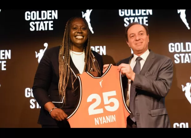 Ohemaa Nyanin named GM of WNBA's Golden State team.